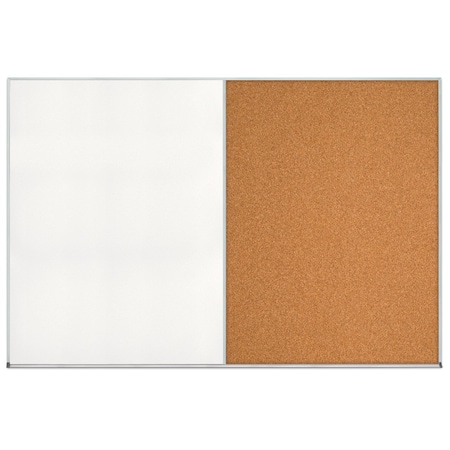 United Visual Products Enclosed Corkboard, 1 Door, 18"x24", 4" Fra, UV3407-BRONZE-FORBO UV3407-BRONZE-FORBO